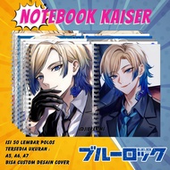 NOTEBOOK BLUE LOCK KAISER / NOTEBOOK BLUE LOCK KAISER / BLUE LOCK KAISER NOTEBOOK / BLUE LOCK KAISER