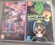 Nintendo Switch 遊戲合售：Fire Emblem & Luigi's Mansion 3