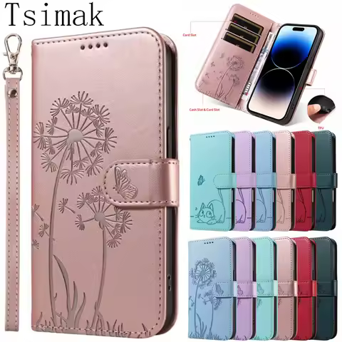 Flip Case For Samsung Note 8 9 10 Lite 10 Plus 20 Ultra Leather Wallet Cover for Galaxy M10 M10S M12