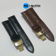 Strap Tali Jam Tangan kulit Butterfly original veranda coklat