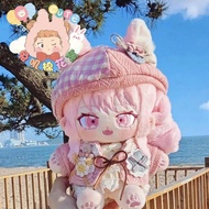 WP004 20cm Anime Cute Girl AKIYAMA MIZUKI Cosplay Plush Doll Cotton Body Dress Up Clothes Outfit Stu