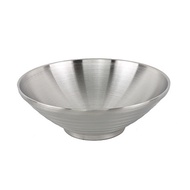 Stainless steel double bowl 24cm / Hwachae / shaved ice / cold noodles / raw fish / bowl