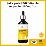 [elle paris] EGF Vitamin Ampoule, 100ml, 1pc / Korean EGF Ampoule / Skin Rejuvenation / 100% Authent