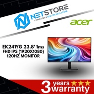 ACER EK241YG 23.8' 1ms FHD IPS (1920X1080) 120HZ MONITOR - UM.QE1SM.G01