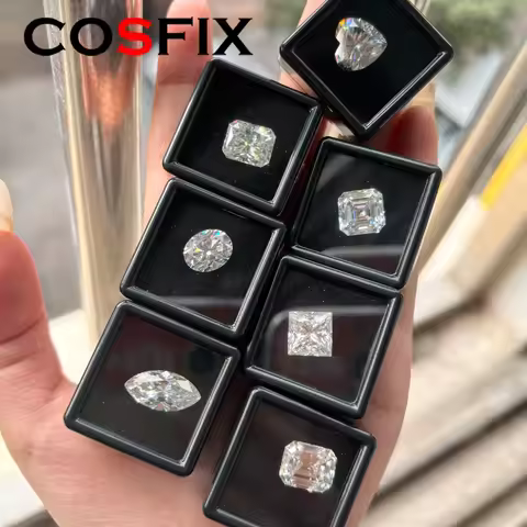 [3EX Cut] Top Belgium Cut Moissanite Stone D Color Pear Cut Gemstones Lab Grown Diamond Loose Moissa