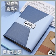 密码本 A5 Password Lock Journal Notebook, Diary with Lock, Thick Hardcover, Customizable, Creative Stud