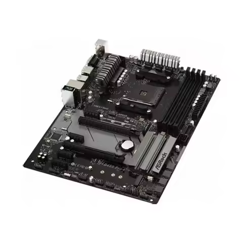 New Asrock B450M-HDV R4.0 64GB Mainboard B450 M Computer PC Gaming AMD DDR4 Micro ATX Motherboard AM