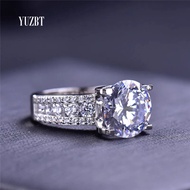 Silver 925 Original Brilliant Cut 5 Ct D Color Pass Diamond Test  Moissanite Cow Head Ring for Women