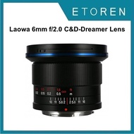 Laowa 6mm f/2.0 C&D-Dreamer Lens (M4/3 Mount)