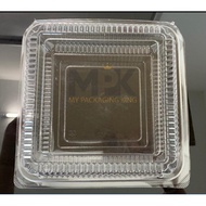 OPS-L300 / OP-L300 ( 7" )Square Cake Tray- Butter Cake/ Plastic Tray/Bakery Disposable Plastic Box/B