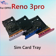 For OPPO Reno 3Pro 5G Reno 3 pro 5G SIM Card Socket Micro SD Card Reader Holder Slot Replacement