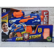 NERF GUN TOY FIRE STORM GUN SEMI-AUTOMATIC SOFT BULLET GUN TOY FOR KIDS