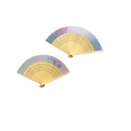 Daiso Quạt giấy phong cách Nhật Bản Tanji/ Wistera