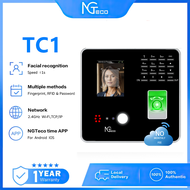 NGTeco Biometrics Face Recognition Thumbprint Time Attendance Machine with cloud software Wifi Remot