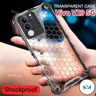 KK Vivo V29 5G 2023 Shockproof Bumper Transparent Honeycomb Casing For Vivo V29 V 29 VivoV29 V29Pro 