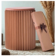 CNY SPECIAL! ORGAN FOLDING PAPER STOOL - 38 CM