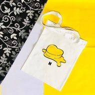 BTS BUTTER CANVAS TOTEBAG (Zipper) BTS TOTE BAG