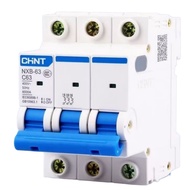 MCB CHINT MCB 3 Pass 3 Phase 3P 6KA NXB-63 10A 40A ampere AC220V-480V contactor 3