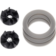 2 unit pengganti klac pemacu getah untuk Blender Hamilton Beach, dengan 3 unit gasket getah pengedap