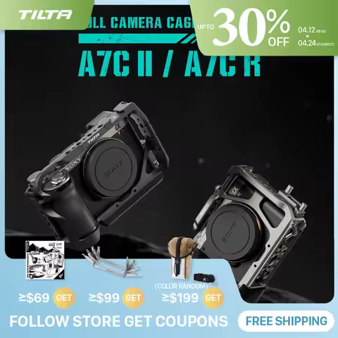 TILTA a7C Camera Cage for Sony a7C II / a7C R for Sony A7 C 2 R TA-T60-HCC-TG Half Cage with HDMI Ca