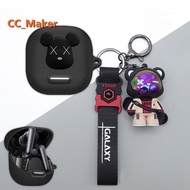 For Anker Soundcore Liberty 4 NC Case Cartoon Bear Pokémon Pikachu Keychain Pendant Soundcore Libert