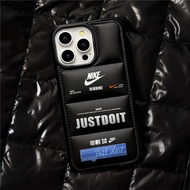 Trend Down jacket phone cases for iphone 16 15 Pro Max 14 Pro Max i14 14plus 13 Pro Max i13 13pro i1