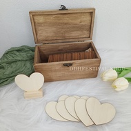 Rixi ∞ Wedding Wood Chip Message Group Sign-In Decoration Guest Board Event Wedding Guest Book