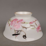 Antique Antique Antique Ming Qingguan Kiln Old Porcelain Collection Seventy's Pastel Hand-Painted Fl