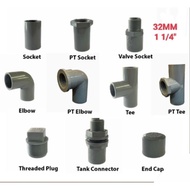 PVC PIPE FITTING [ PVC CONNECTOR PN15 ] [ 32MM / 1 1/4" ]