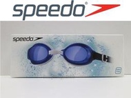 (缺貨勿下標)speedo 成人基礎泳鏡 Jet(藍-白)抗UV防霧款 另賣 黑貂 泳鏡 泳帽 耳塞 防霧劑 游泳用具
