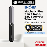 Enchen Mocha N Plus 2-In-1 Nose & Eyebrow Hair Trimmer - Versatile Washable With Smart Travel Lock