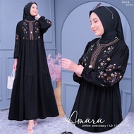 Amara Dress, Latest Crincle Airflow Embroidery Dress BIG Sizes ML XL XXL 3XL 4XL