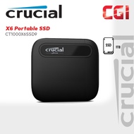 Crucial X6 1TB 800MB/s USB 3.2 Gen-2 Portable SSD - CT1000X6SSD9