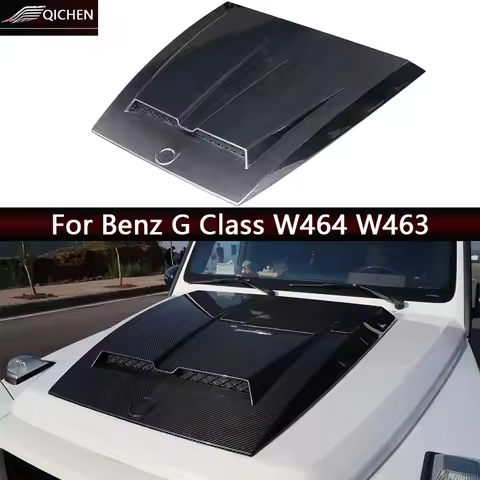 For Mercedes Benz G Class W464 W463 G500 G550 G63 Carbon Fiber Hood Engine Cover Hood Car Headliner 