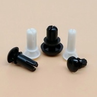 50pcs 2mm 2.6mm 3mm 3.5mm 4mm 5mm 6mm White Black R Type Nylon Plastic Press Rivet Screw Expansion T