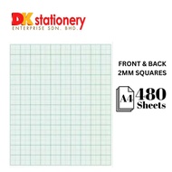 A4 Graph Paper 480 sheets / 100 sheets