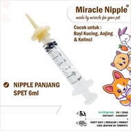 MIRACLE NIPPLE Pentil Dot Susu Spet Anak Bayi Kucing Kecil Mini Niple Nipel Untuk Anakan Kitten Rc B