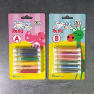 Refill Washabale Silky Crayon Refill/ 6pcs NDM