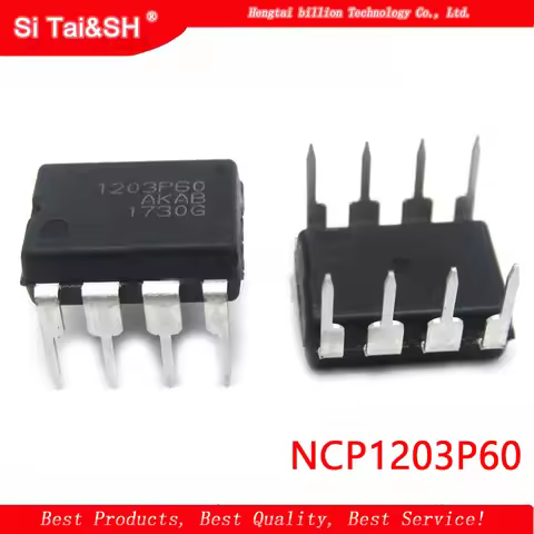 10pcs NCP1203P60 1203P60 DIP-8 Power management IC chip