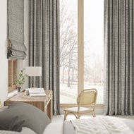 Customized Washable 100% Polyester Dim Out 80-90% Night Curtain (Can Use Washing Machine Clean)