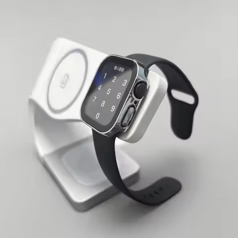Straight Edge Protective Case With Built-in Glass For Apple Watch Series 9 8 7 6 5 4 SE 45mm 44mm 41