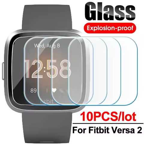 Screen Protector for Fitbit Versa 2/Versa Lite Tempered Glass Anti-scratch Film for Fitbit Versa 2 S