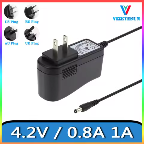 4.2V 0.8A 1A Power Adapter 4.2V 800MA 1000MA DC Stabilized Power Cord