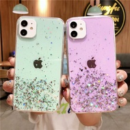Phone Case For iPhone 11 12 Pro Max 6 6S 7 8 Plus XR X XS Max SE 2020 Bling Glitter Sequins Soft TPU Phone Cover