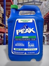 『油工廠』PEAK 美國原裝 50% 水箱精 綠色 已預混 防凍 防沸騰保護 1加侖 (3.78L) 直接添加使用