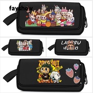 FAY Pencil Cases, Large Capacity Cute Cartoon Labubu Pencil Bag,  Stationery Bag