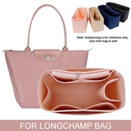 Women Felt Insert Bag For Longchamp Tote Large Capacity Organiser Makeup Cosmetic Bags Travel Inner Handbag Storage Organizer Beg