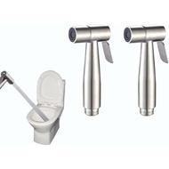 2 Pieces Bidet Sprayer Head Stainless Steel Bidet Attachment,Handheld Bidet Sprayer for Toilet