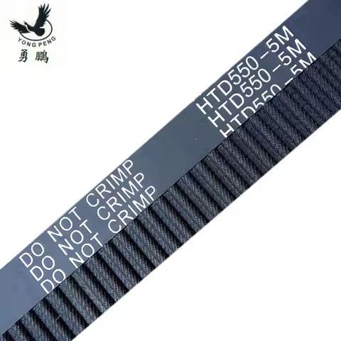 5pcs HTD5M belt 550-5M-15 Teeth 110 Length 550mm Width 15mm 5M timing belt rubber closed-loop belt 5