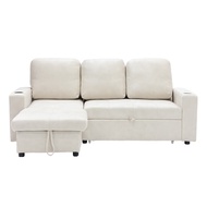 SB Design Square โซฟาเข้ามุมซ้าย รุ่น Reindeer สีครีม สีน้ำตาล สีเทา